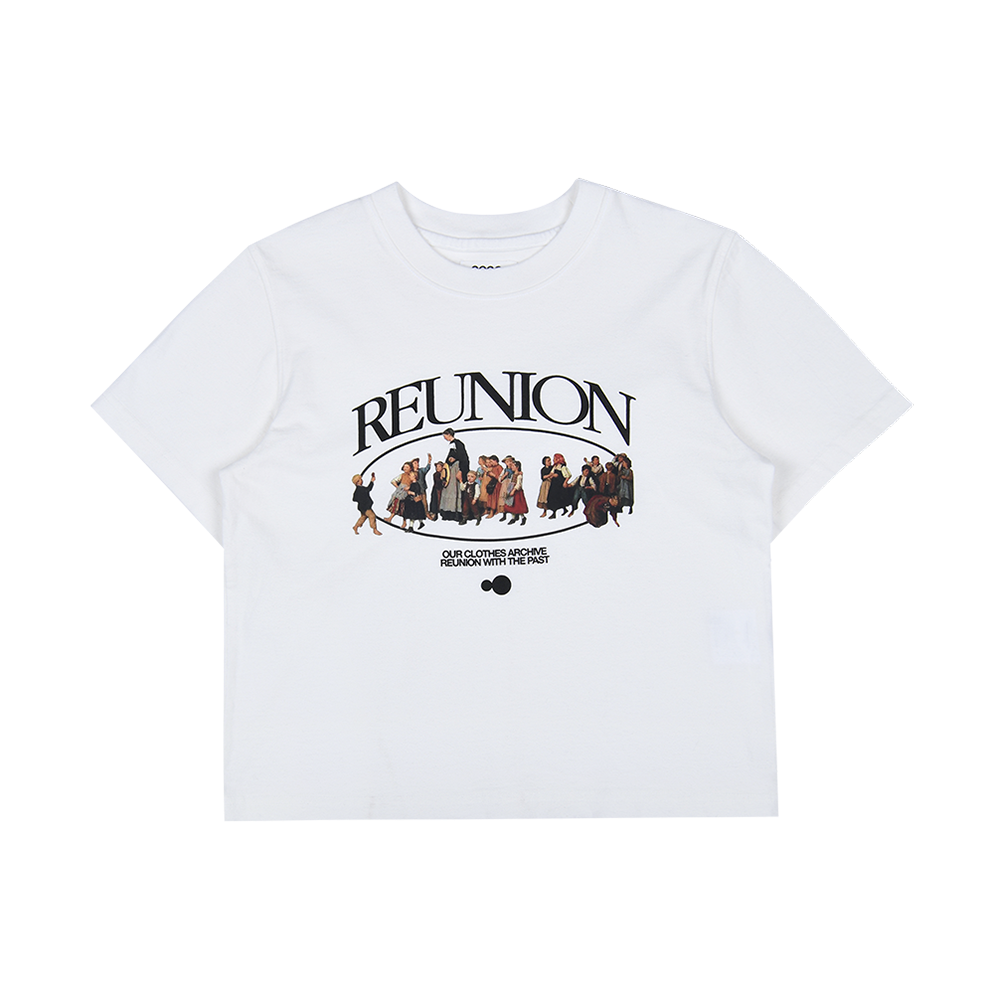 aeae Reunion Crop T-Shirts &quot;White&quot;
