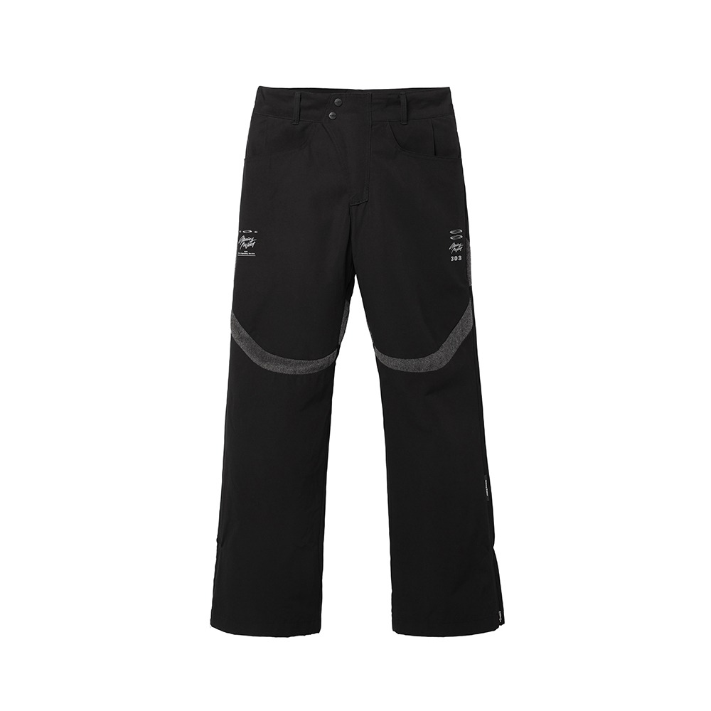 OPENING PROJECT Black Curved 303 Pant