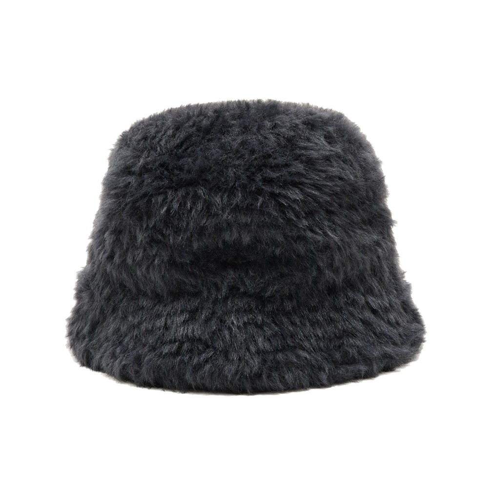 AMOMENTO Hairy Bucket Hat  &quot;Charcoal&quot; (Women)