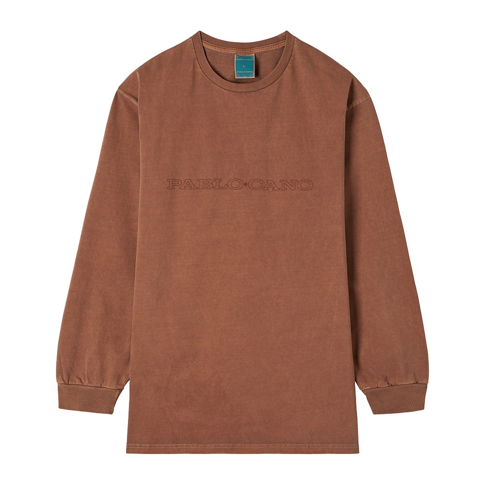 PABLO CANO Pablo Cano Brown Loose LS T-Shirt &quot;Brown&quot;