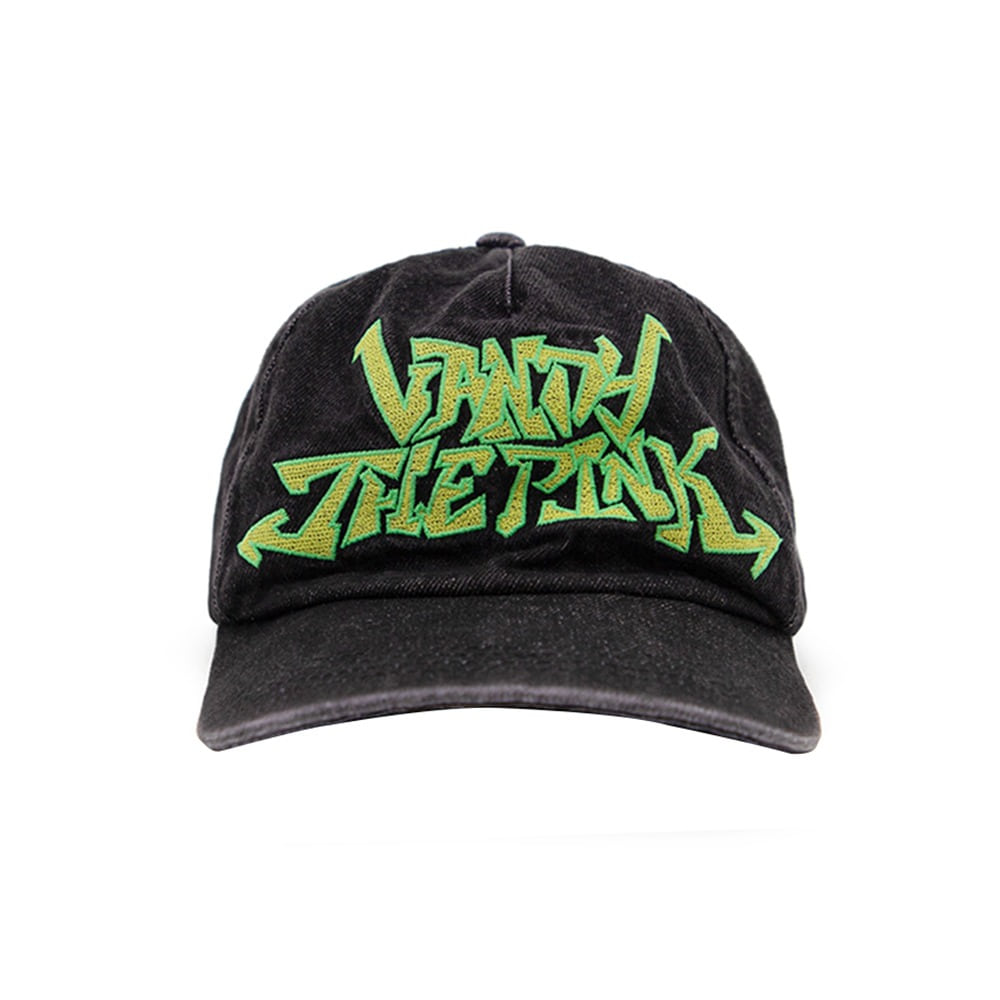VANDY THE PINK VTP Graffiti Denim Hat &quot;Black/Neon Green&quot;