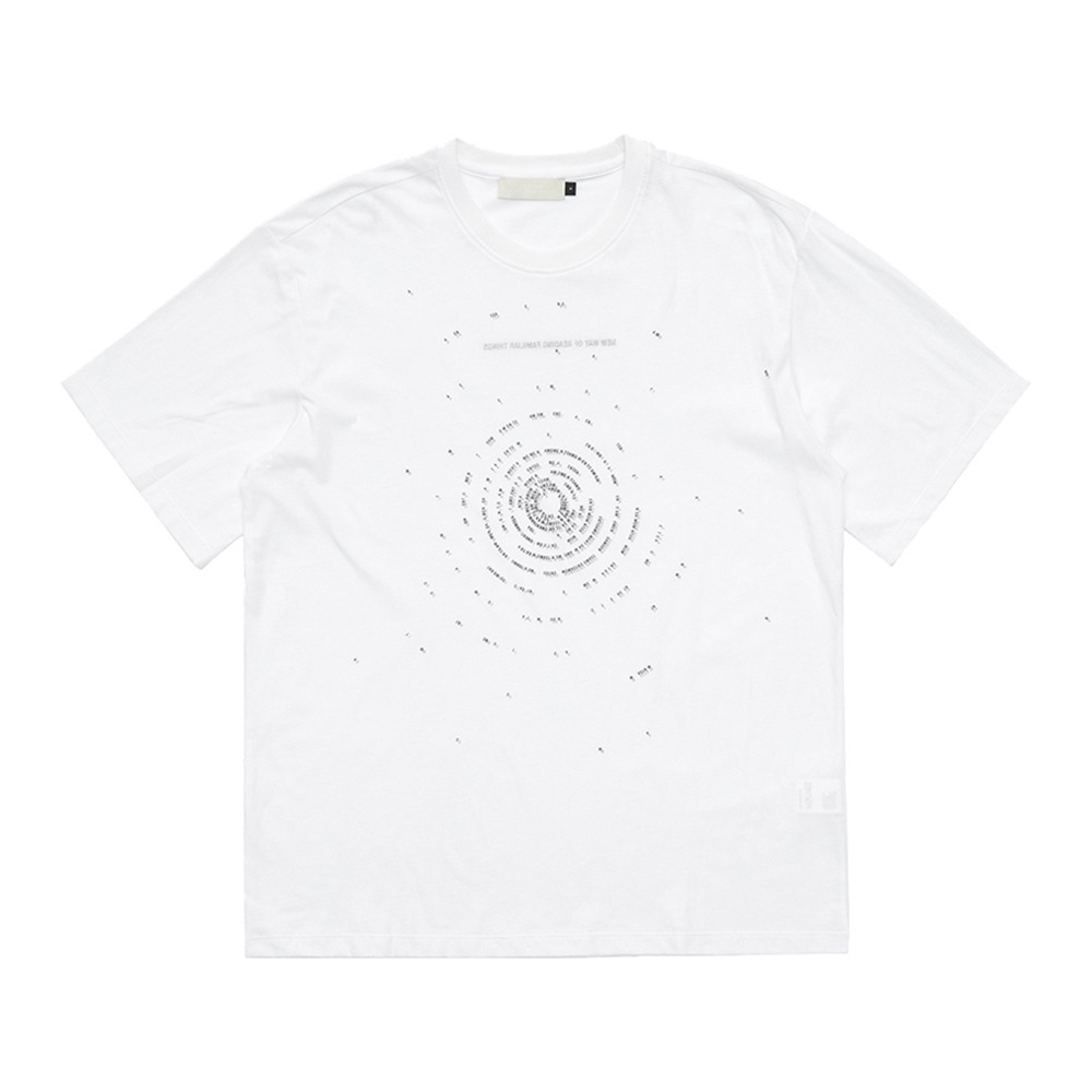 AMOMENTO Motive Graphic T-Shirt &quot;White&quot; (men)