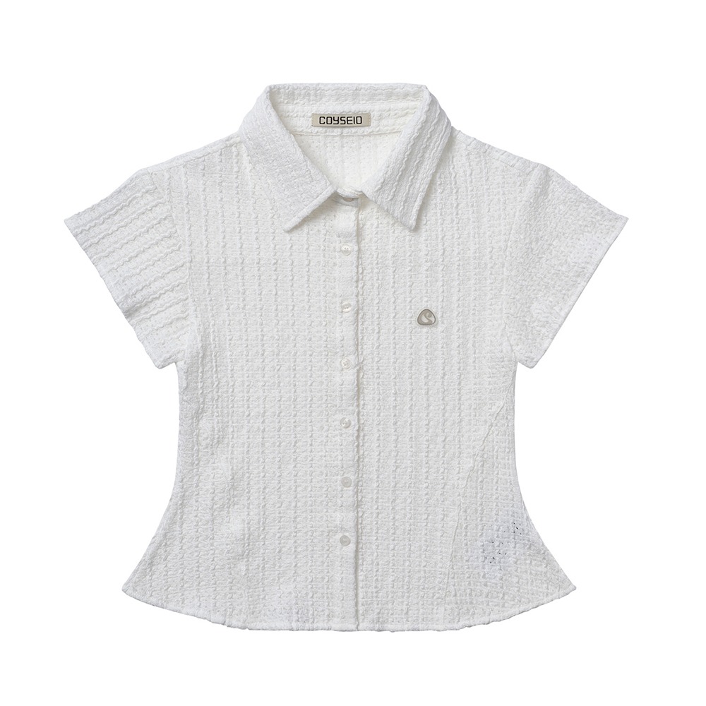 Coyseio Lace Half Shirts &quot;White&quot;