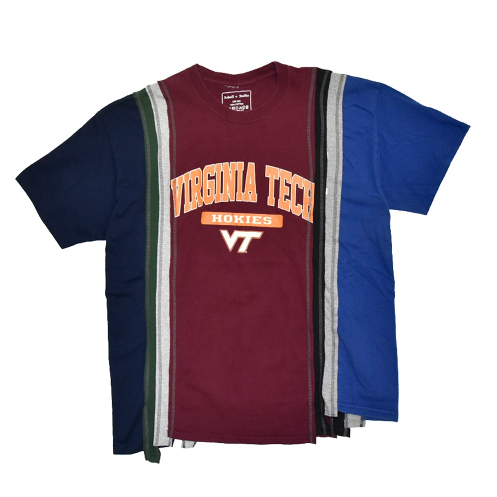 Rebuild by Needles 7 Cuts Wide Tee - College C &quot;Assorted&quot;