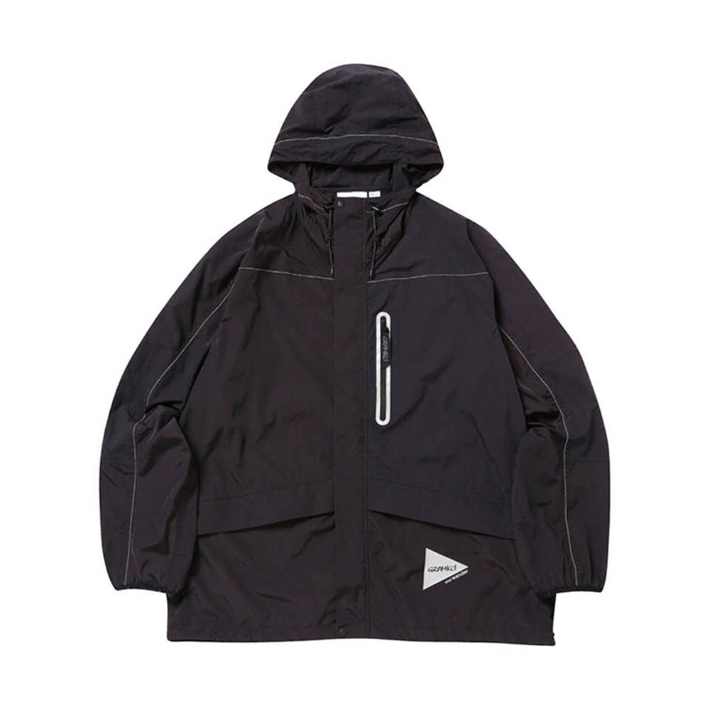 GRAMICCI X AND WANDER Patchwork Wind Hoodie &quot;Black&quot;