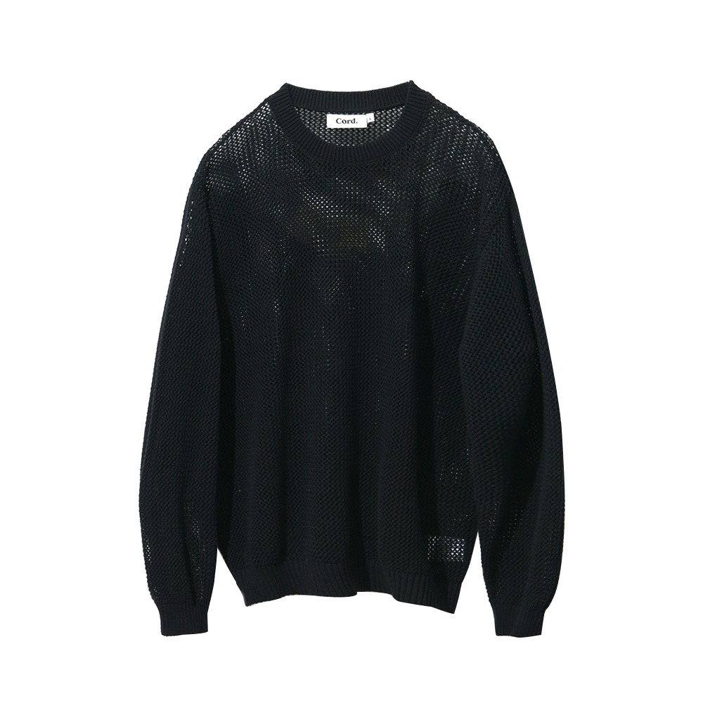 Cord Dirty Weave Skashi Knit &quot;Black&quot;