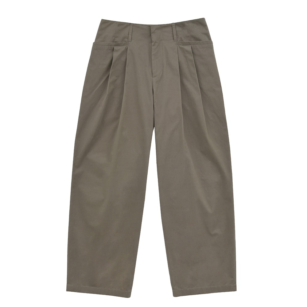BROWNYARD Structured Wide Pants &quot;Brown&quot;
