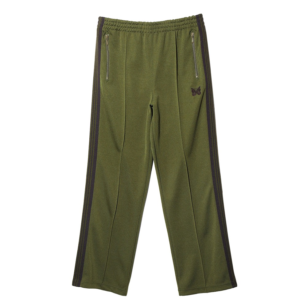 NEEDLES Track Pant - Poly smooth &quot;B-Olive&quot;