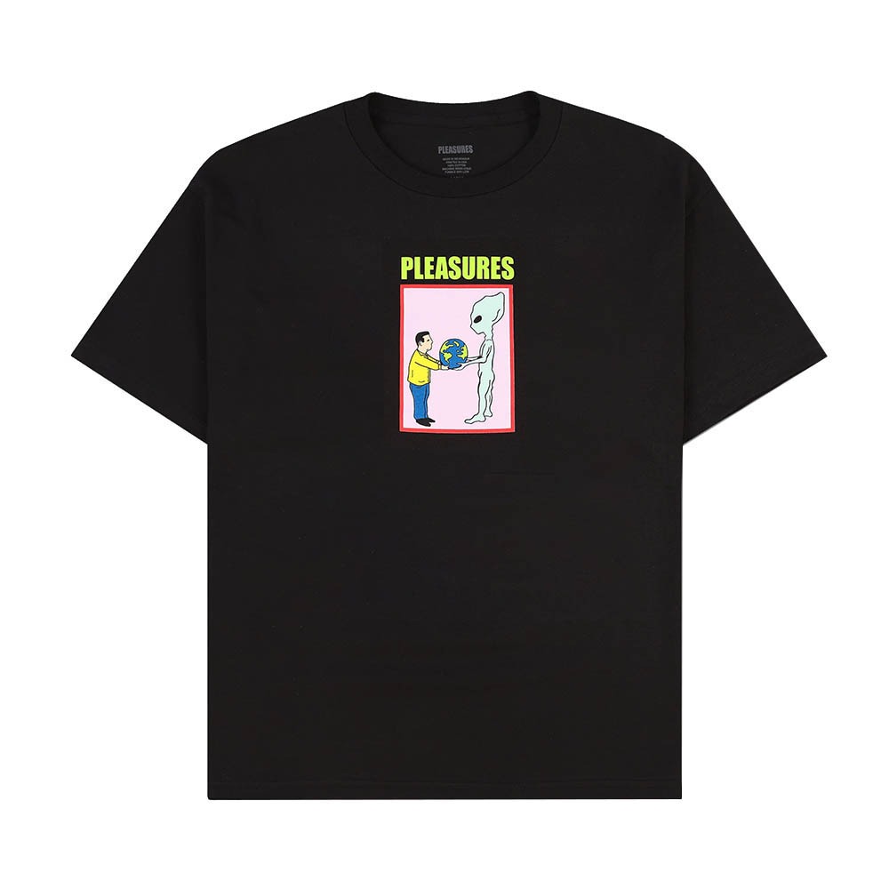 PLEASURES Gift T-Shirt &quot;Black&quot;