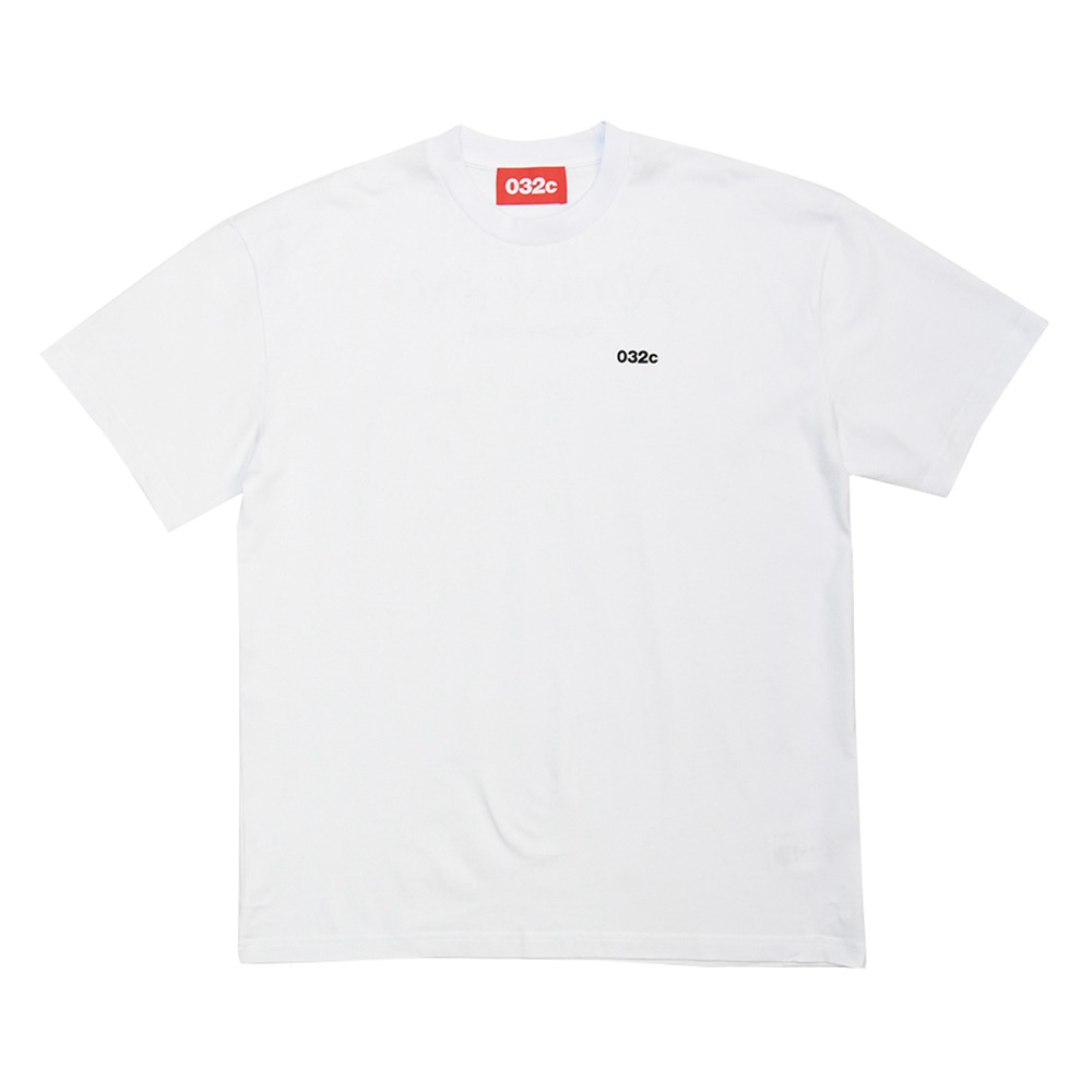 032C &#039;NOTHING NEW&#039; American-Cut T-Shirt &quot;White&quot;