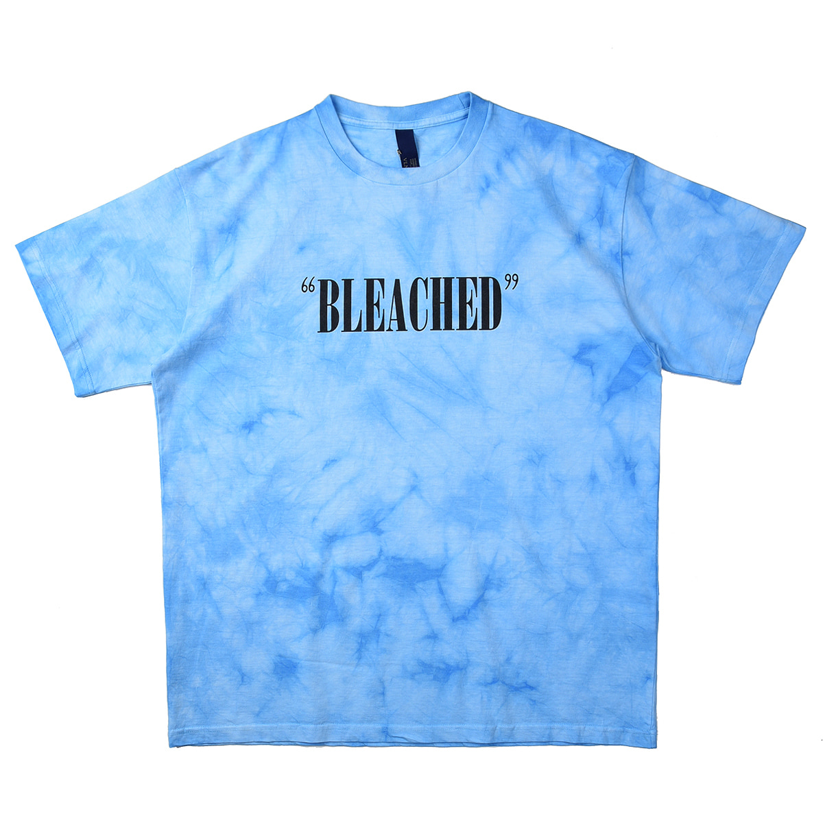 VLNDFLES Crystal Dye Bleached Tee &quot;Blue&quot;