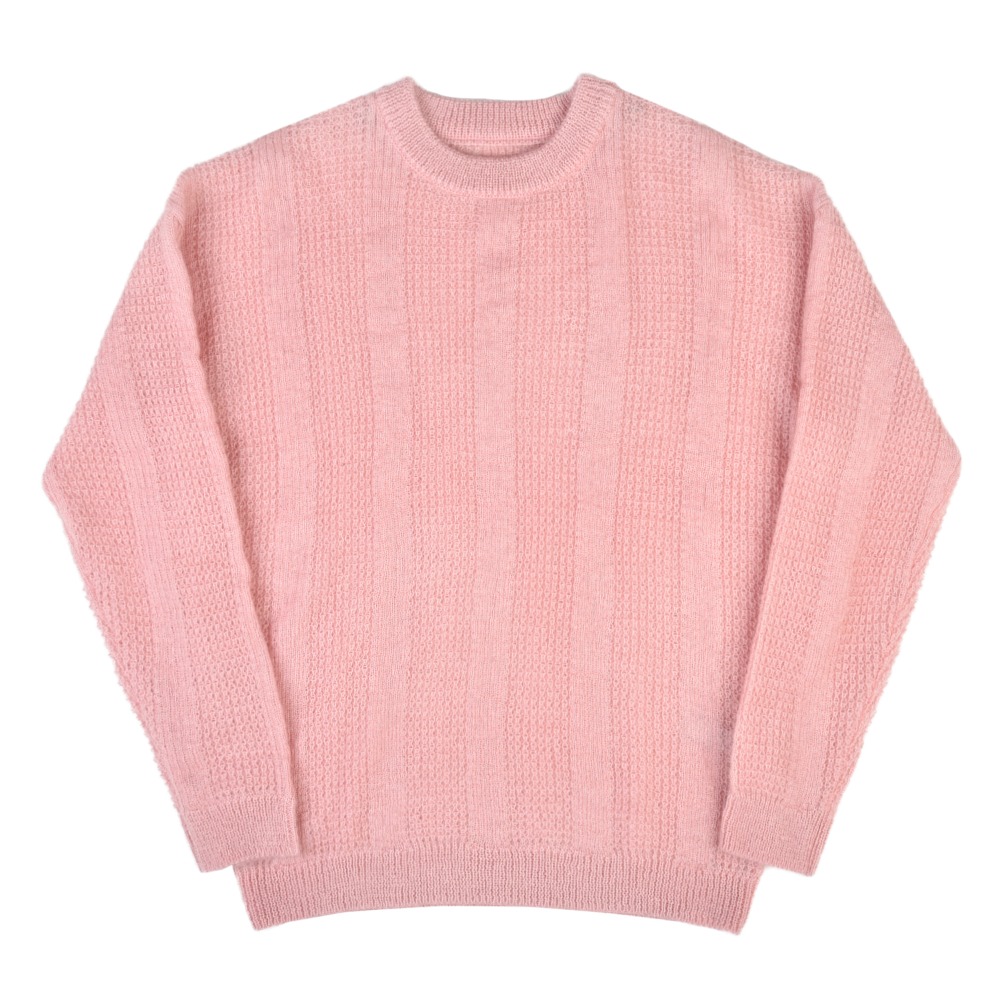 YOUTH Mohair Crew-neck Knit &quot;Pink&quot;