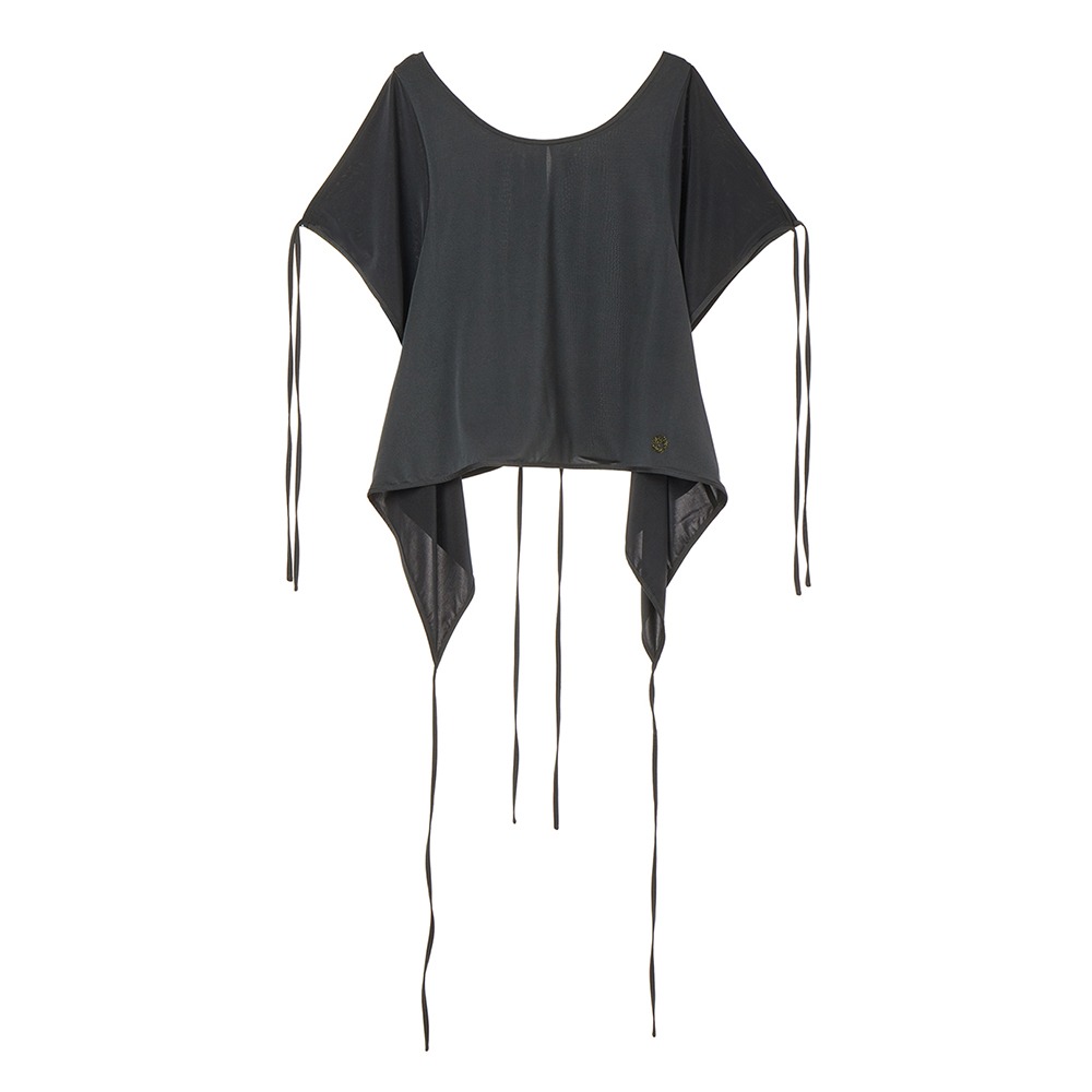 TheOpen Product String Multi Way Blouse &quot;Charcoal&quot;