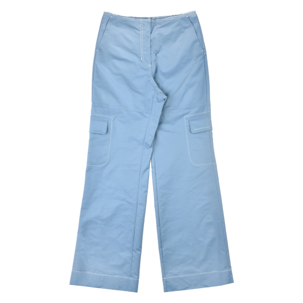 batheinthesurf Embroidery Cargo Pants &quot;Deep Blue&quot;