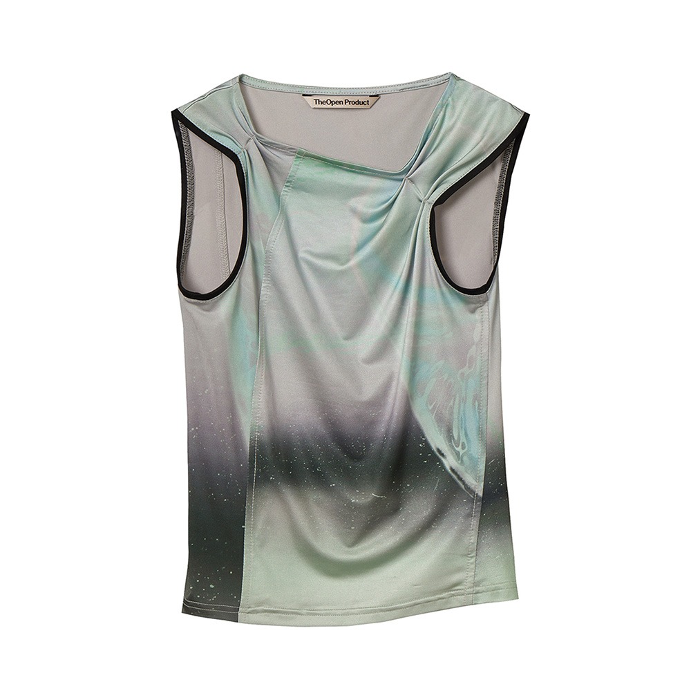 TheOpen Product Abstract Twisted Sleeveless &quot;Mint&quot;