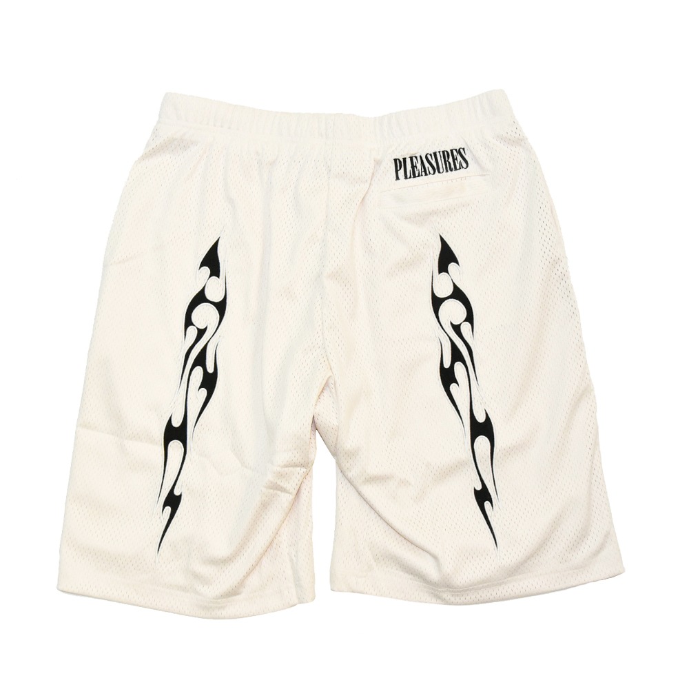 PLEASURES Flame Mesh Shorts &quot;Off-White&quot;