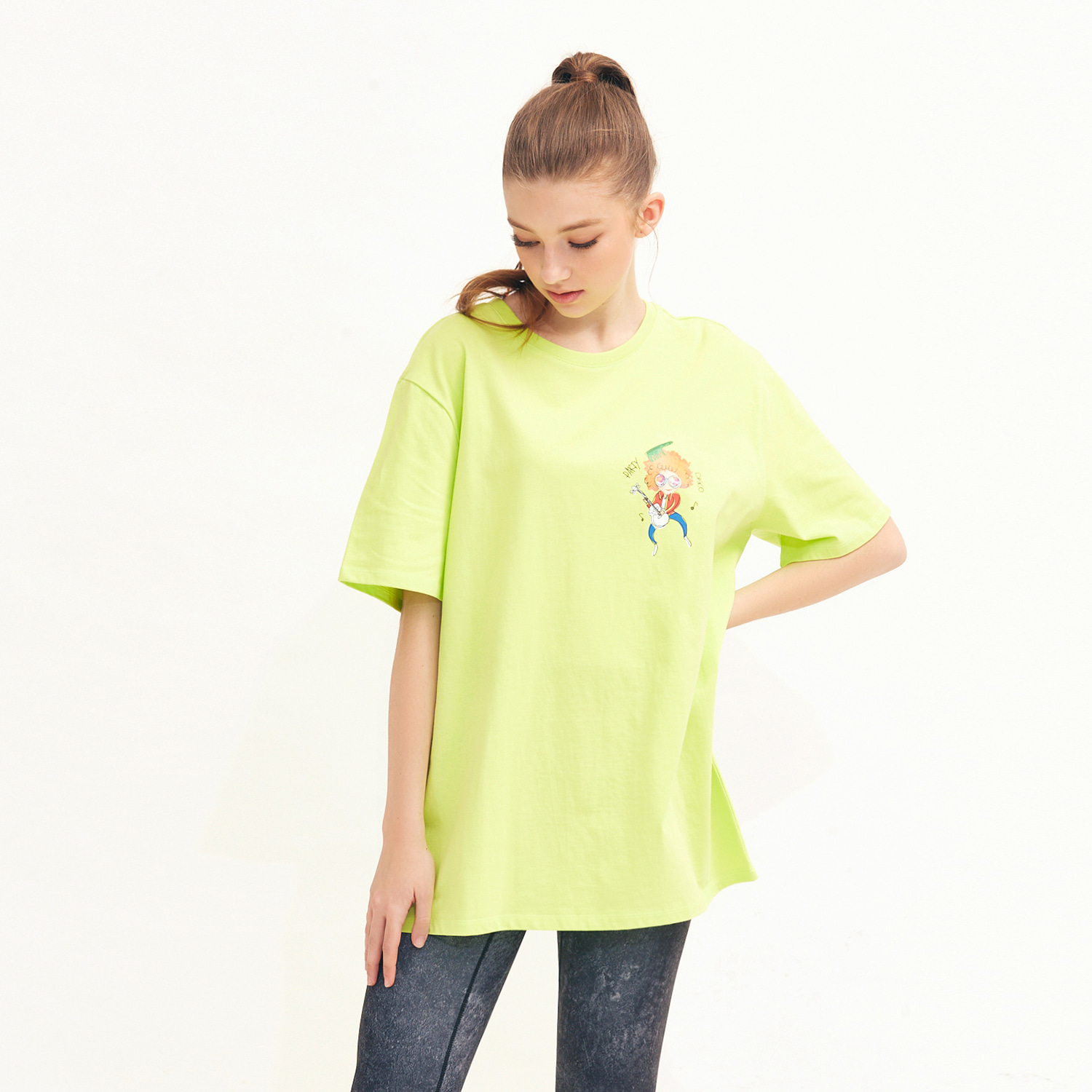 [21S/S NEW] HAPPY_T-shirts_F_GREEN_SUNNY