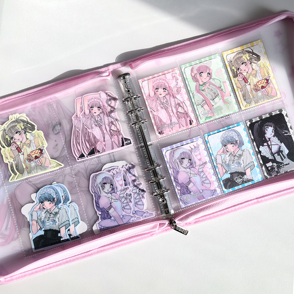韓国作家　domi様　ユデン A5wide　バインダー　白 新作 缶バ トレカ A5WIDE] DOMI WORLD バインダーシールセット - YUDAENGDOTCOM