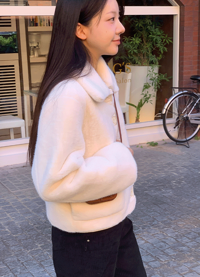 [MADE/3차입고] Fluffy reversible shearing jacket (2color)