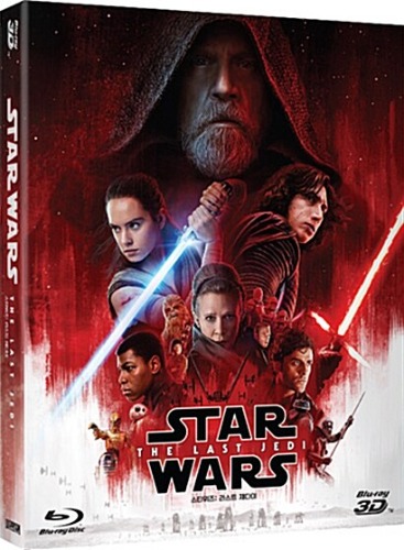 Star Wars: The Last Jedi BLU-RAY 2D &amp; 3D Combo w/ Slipcover