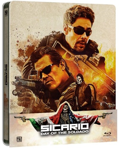 Sicario: Day Of The Soldado BLU-RAY Steelbook Quarter 1/4 Slip Edition