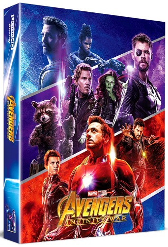[USED] Avengers: Infinity War - 4K UHD + Blu-ray 2D &amp; 3D Steelbook Limited Edition - Full Slip Type A1