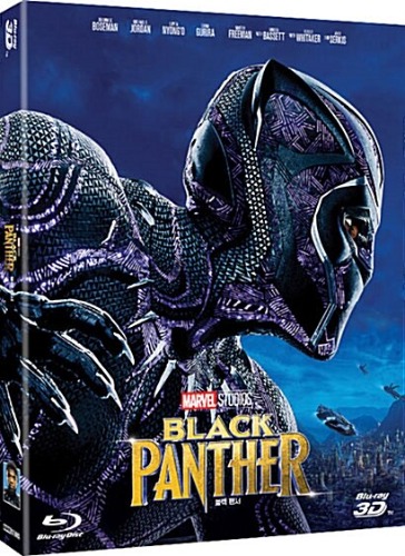 Black Panther BLU-RAY 2D &amp; 3D Combo w/ Slipcover + Character Cards