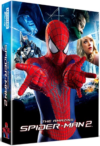 [DAMAGED] The Amazing Spider-Man 2 - 4K UHD + 2D &amp; 3D Blu-ray Steelbook Limited Edition - Lenticular