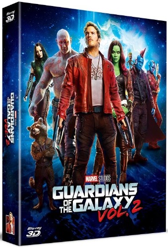 Guardians Of The Galaxy Vol. 2 - BLU-RAY Steelbook 2D &amp; 3D Combo Limited Edition - Full Slip Type A2
