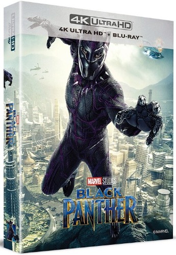 [DAMAGED] Black Panther - 4K UHD + Blu-ray 2D &amp; 3D Steelbook Lenticular Limited Edition - Type B2