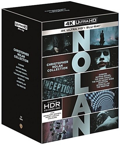 Christopher Nolan 7-Movie Collection - 4K UHD &amp; BLU-RAY Box Set