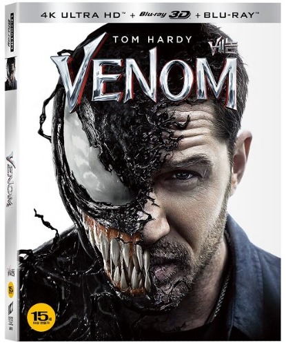 [USED] Venom - 4K UHD + BLU-RAY 2D &amp; 3D Combo w/ Slipcover + Bonus Disc