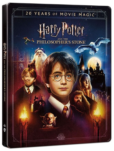 Harry Potter and the Sorcerer's Stone 4K UHD + BLU-RAY Steelbook - YUKIPALO