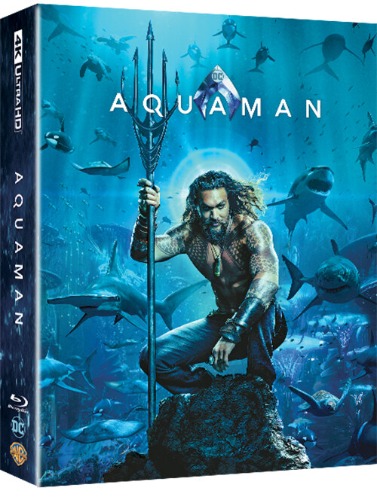 Aquaman - 4K UHD + BLU-RAY Steelbook Limited Edition - Lenticular