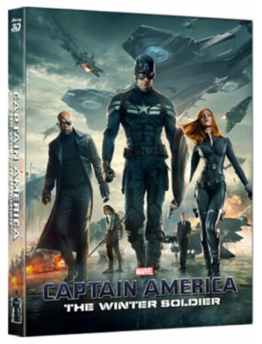 Captain America: The Winter Soldier BLU-RAY Steelbook 2D+3D Combo Limited Edition - Lenticular