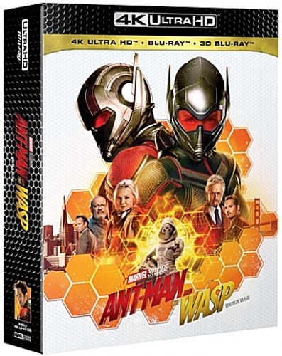 Ant-Man And The Wasp - 4K UHD + BLU-RAY 2D &amp; 3D Combo Steelbook Limited Edition
