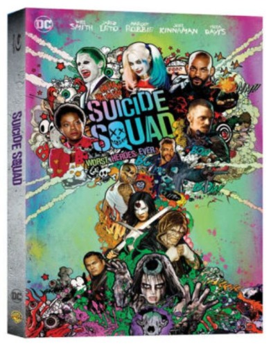 Suicide Squad BLU-RAY 2D &amp; 3D Combo w/ Slipcover
