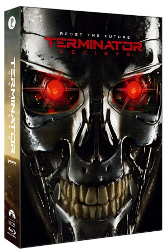 Terminator Genisys BLU-RAY Steelbook 2D &amp; 3D Combo Limited Edition - Lenticular w/ PA Sticker