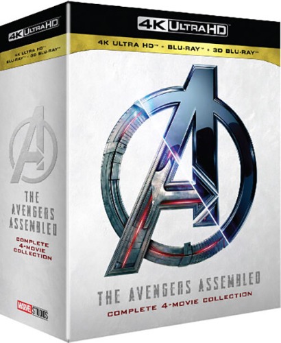 The Avengers Assembled - 4K UHD + Blu-ray 3D Complete 4-Movie Collection