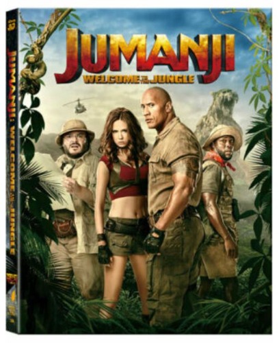 Jumanji: Welcome To The Jungle BLU-RAY Steelbook Limited Edition -  Lenticular - YUKIPALO