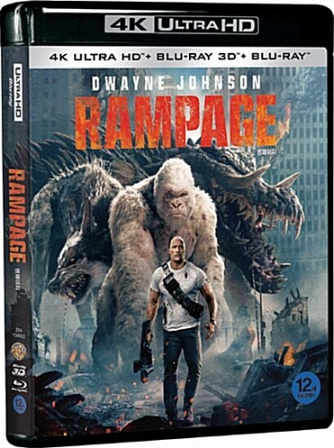 Rampage - 4K UHD +  2D &amp; 3D Blu-ray