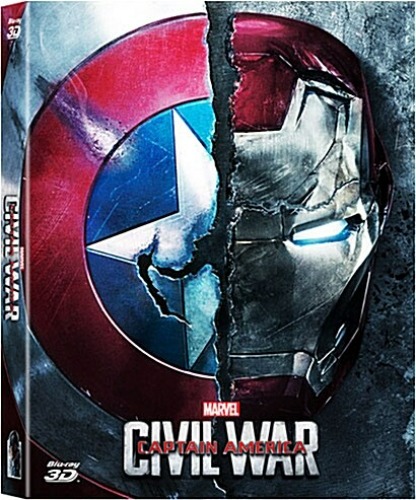 [USED] Captain America: Civil War BLU-RAY Steelbook 2D &amp; 3D Combo Limited Edition - Full Slip Type A1