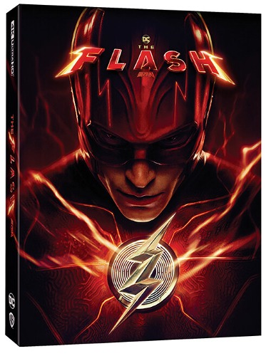 The Flash (2023) - 4K UHD + BLU-RAY Steelbook Full Slip Case Limited Edition - Type Red