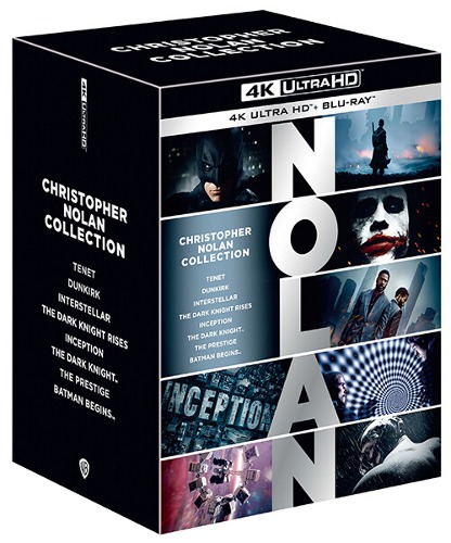 Christopher Nolan 8-Movie Collection - 4K UHD &amp; BLU-RAY Box Set