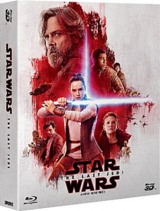[USED] Star Wars: The Last Jedi BLU-RAY Steelbook 2D &amp; 3D Combo Full Slip Case Limited Edition