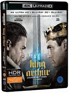 [USED] King Arthur: Legend of the Sword - 4K UHD + Blu-ray 3D &amp; 2D Combo