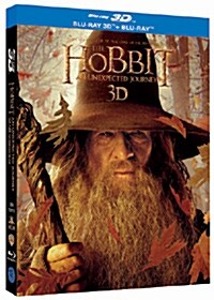 [USED] The Hobbit: An Unexpected Journey BLU-RAY 2D &amp; 3D Combo w/ Lentiucular Slipcover