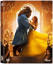 Beauty and The Beast BLU-RAY 2D &amp; 3D Combo Steelbook Limited Edition - Full Slip