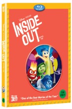 Inside Out BLU-RAY 3D Only w/ Slipcover