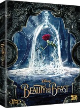 Beauty and The Beast BLU-RAY 2D &amp; 3D Combo Steelbook w/ PET Slipcover
